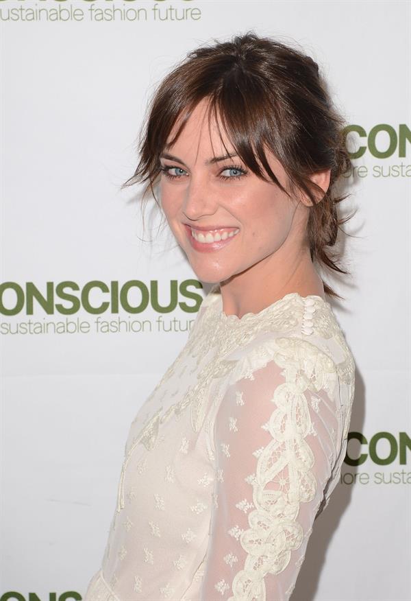 Jessica Stroup H&M's Exclusive Conscious Collection Launch Party in San Francisco, April 3, 2013 