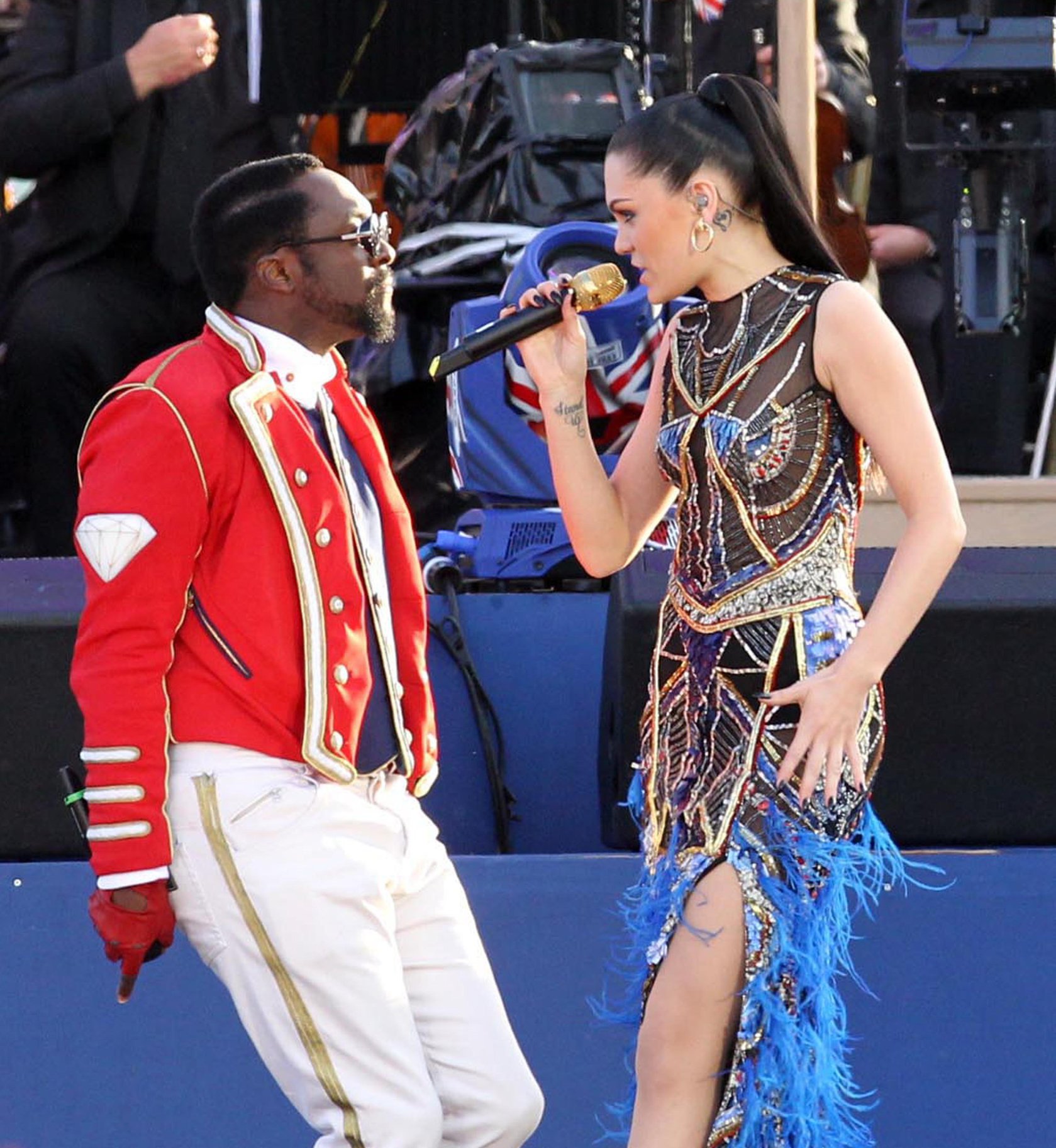 Jessie J - Performing at Queen Diamond Jubilee Concert in London, June 4, 2012