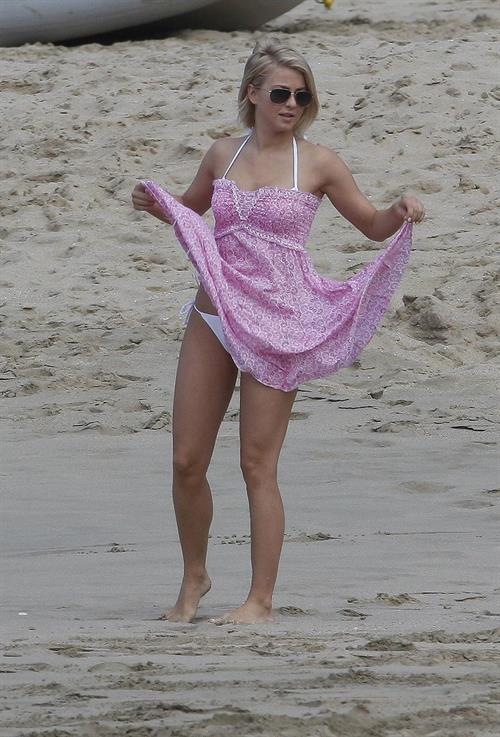 Julianne Hough bikini candids in St Barts 1/4/13  