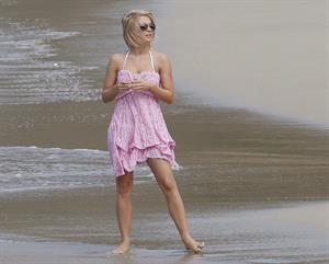 Julianne Hough bikini candids in St Barts 1/4/13  