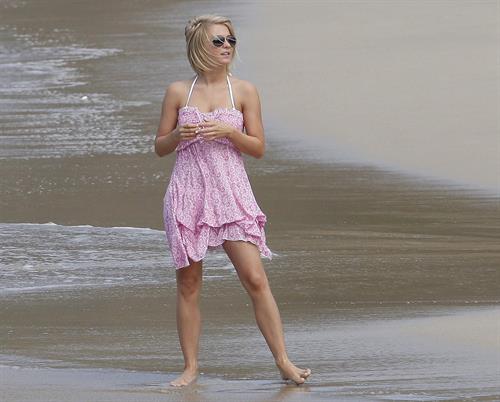 Julianne Hough bikini candids in St Barts 1/4/13  