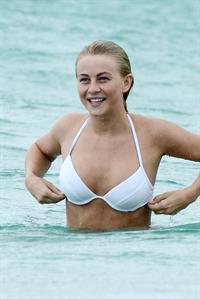Julianne Hough bikini candids in St Barts 1/4/13  