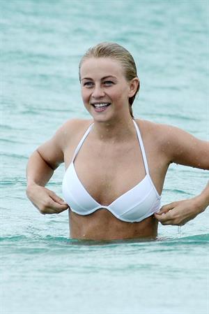 Julianne Hough bikini candids in St Barts 1/4/13  