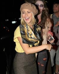 Julianne Hough at a Halloween house party 10/26/12