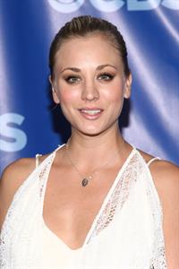 Kaley Cuoco CBS Upfront at the tent at Lincoln Center on May 18, 2011 