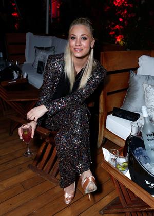 Kaley Cuoco Attends the Voli Light Vodka Benefit at SkyBar Mondrian in LA 06.12.12 