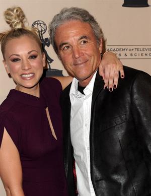 Kaley Cuoco attending the Academy of Television Arts Sciences at Leonard H Goldenson Theatre on February 18, 2010 