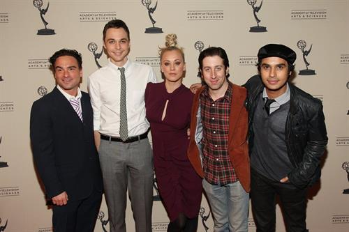 Kaley Cuoco attending the Academy of Television Arts Sciences at Leonard H Goldenson Theatre on February 18, 2010 