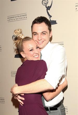 Kaley Cuoco attending the Academy of Television Arts Sciences at Leonard H Goldenson Theatre on February 18, 2010 