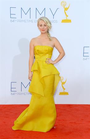 Kaley Cuoco - 64th Primetime Emmy Awards LA on September 23, 2012