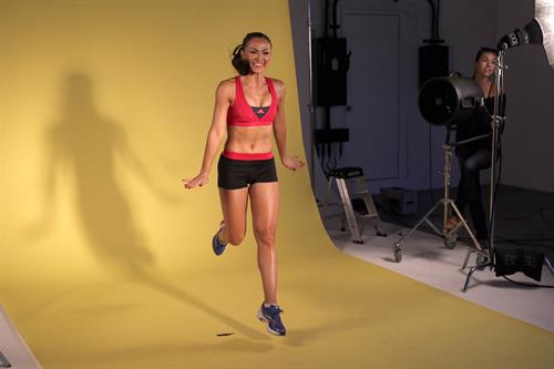 Karina Smirnoff Women's Running Magazine's Cover shoot in L.A. - Jan 8, 2013 