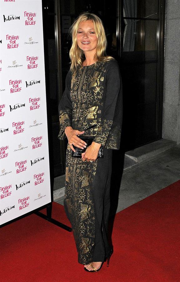 Kate Moss Naomi host an Olympic Celebration Dinner with Fashion For Relief London on August 9, 2012