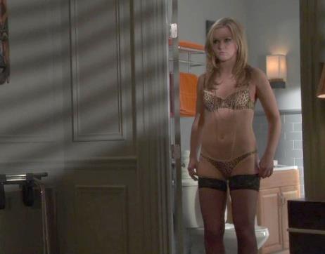 Julia Stiles in lingerie