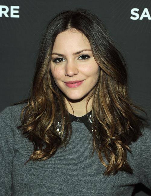 Katharine McPhee Beck's Sapphire Pops Up To Celebrate Super Bowl in NY 1/29/13 