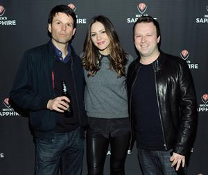 Katharine McPhee Beck's Sapphire Pops Up To Celebrate Super Bowl in NY 1/29/13 