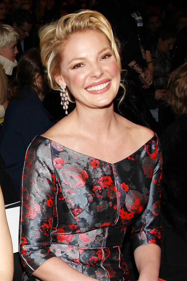 Katherine Heigl REVLON Sponsors J Mendel for NY Fashion Week Fall/Winter 2013 February 13, 2013