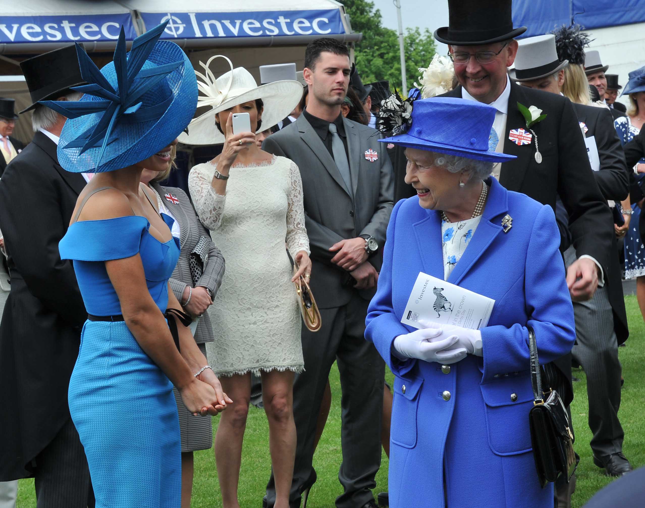 Katherine Jenkins - Investec Derby Festival in Epsom England (June 2, 2012)