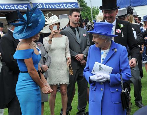 Katherine Jenkins - Investec Derby Festival in Epsom England (June 2, 2012)
