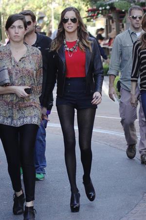 Katie Cassidy Visits  Extra  at The Grove in Los Angeles (November 13, 2012) 