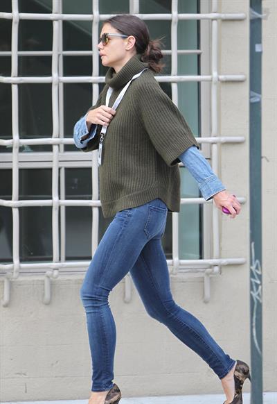 Katie Holmes in New York 10/11/13  