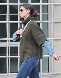 Katie Holmes in New York 10/11/13  
