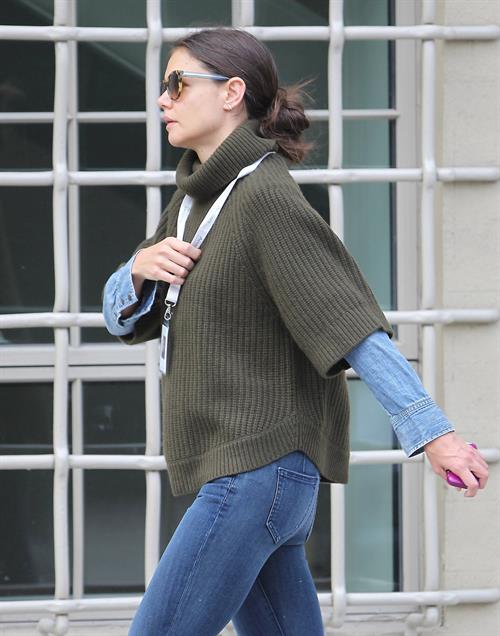 Katie Holmes in New York 10/11/13  