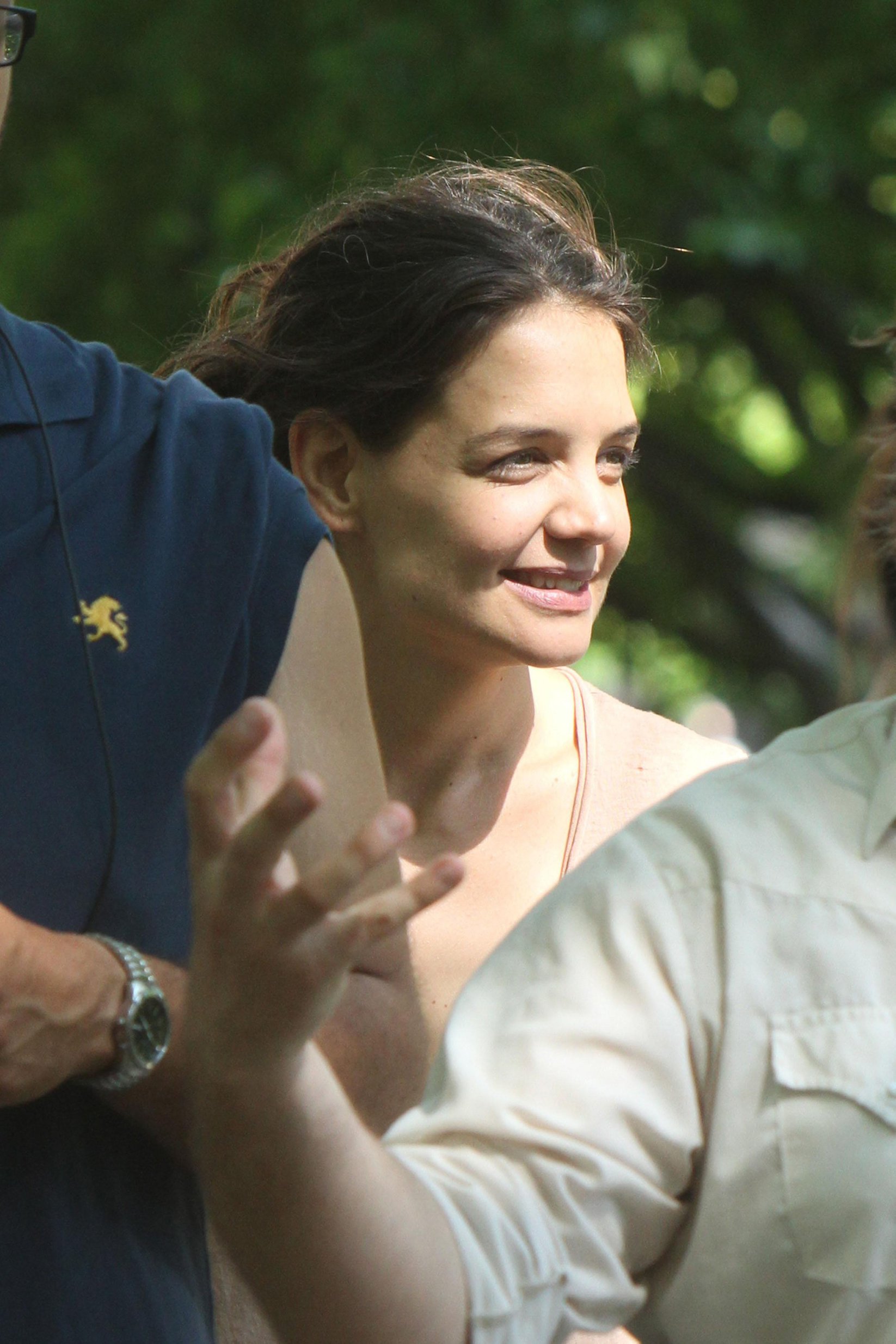 Katie Holmes Films  Mania Days  in Washington Square Park (May 21, 2013) 