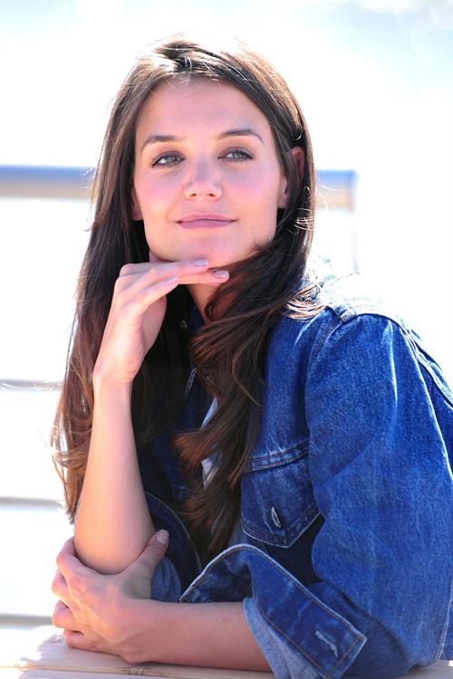 Katie Holmes At Pier 84 to Celebrate Hellmann`s 100th birthday At an Event Benefiting Feeding America 
