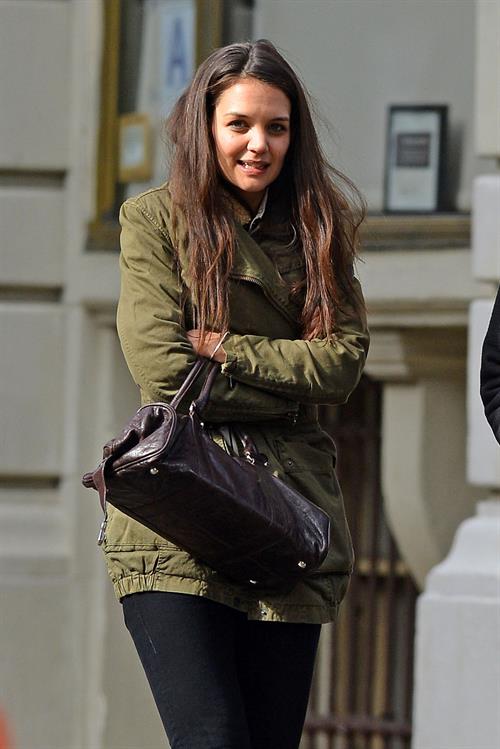 Katie Holmes out and about in New York City on January 26, 2013