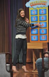 Katie Holmes Late Night with Jimmy Fallon in New York 11/15/12 