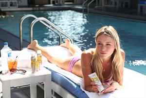 Katrina Bowden - Beautiful in a bikini for an NYC L'Oreal shoot. August 2012