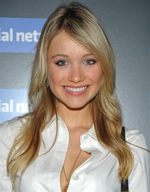 Katrina Bowden the Social Network New York Screening on September 29, 2010 