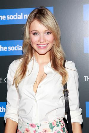 Katrina Bowden the Social Network New York Screening on September 29, 2010 