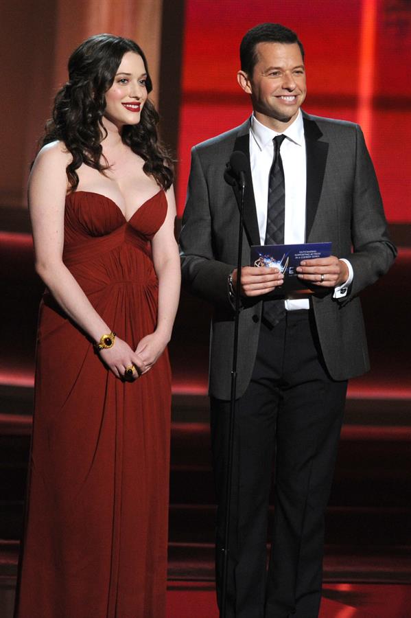 Kat Dennings - 64th Primetime Emmys Nokia Theatre LA Sept 23, 2012
