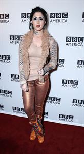 Kat Von D BBC America Premiere Screening Of BWild Things With Dominic Monaghan Jan 9, 2013 