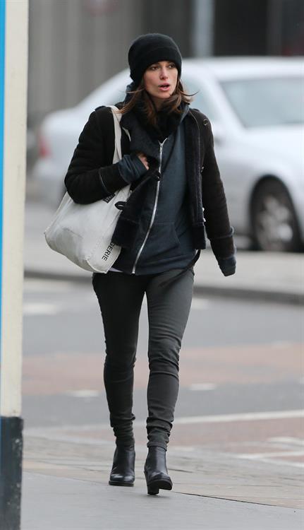 Keira Knightley out and about in London 2/6/13 