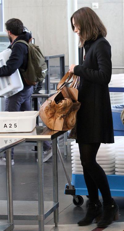Keira Knightley At LAX Airport - November 10, 2012