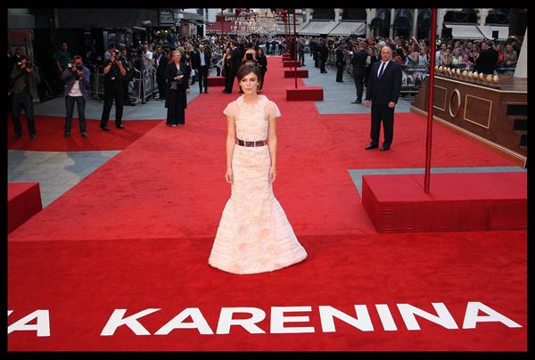 Keira Knightley attending the 'Anna Karenina' UK Premiere - September 4, 2012