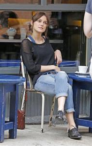 Keira Knightley -  Can A Song Save Your Life  set candids in New York City, July 9, 2012