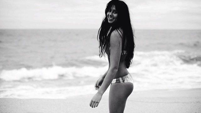 Malia Manuel in a bikini