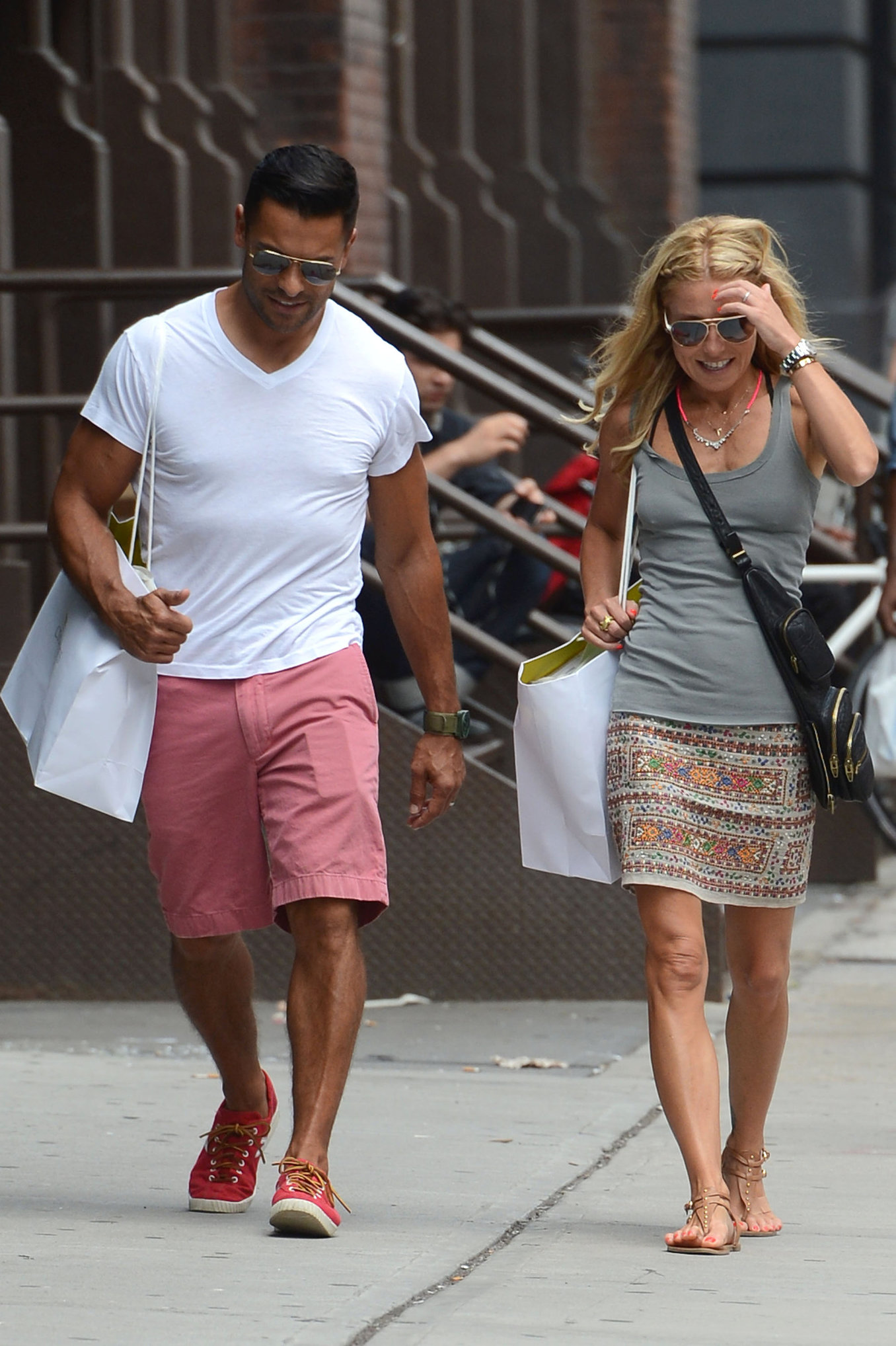 Kelly Ripa - Out in SoHo for some shopping - July 27, 2012
