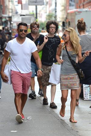 Kelly Ripa - Out in SoHo for some shopping - July 27, 2012