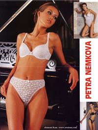 Petra Němcová in lingerie