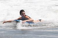Kendall Jenner bikini candids in Malibu on July 4, 2013