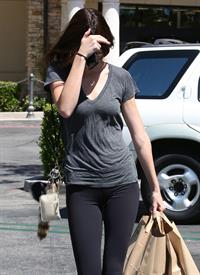 Kendall Jenner Hides her face while strolling through Calabasas on May 29, 2013