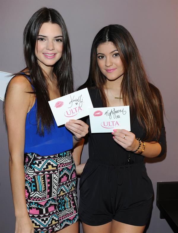 Kendall Jenner U ULTA Beauty Stores Donate With A Kiss event in LA 10/12/12 