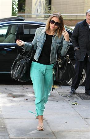 Kimberley Walsh  Arriving for rehearsals in central London - Sep 25, 2012 