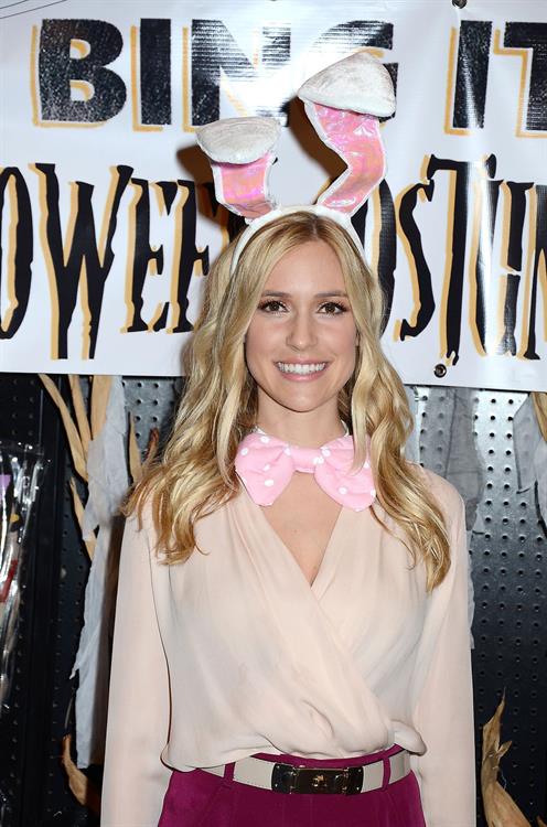 Kristin Cavallari Hosts The Bing it on Halloween Costume Challenge in New York on October 19, 2012 
