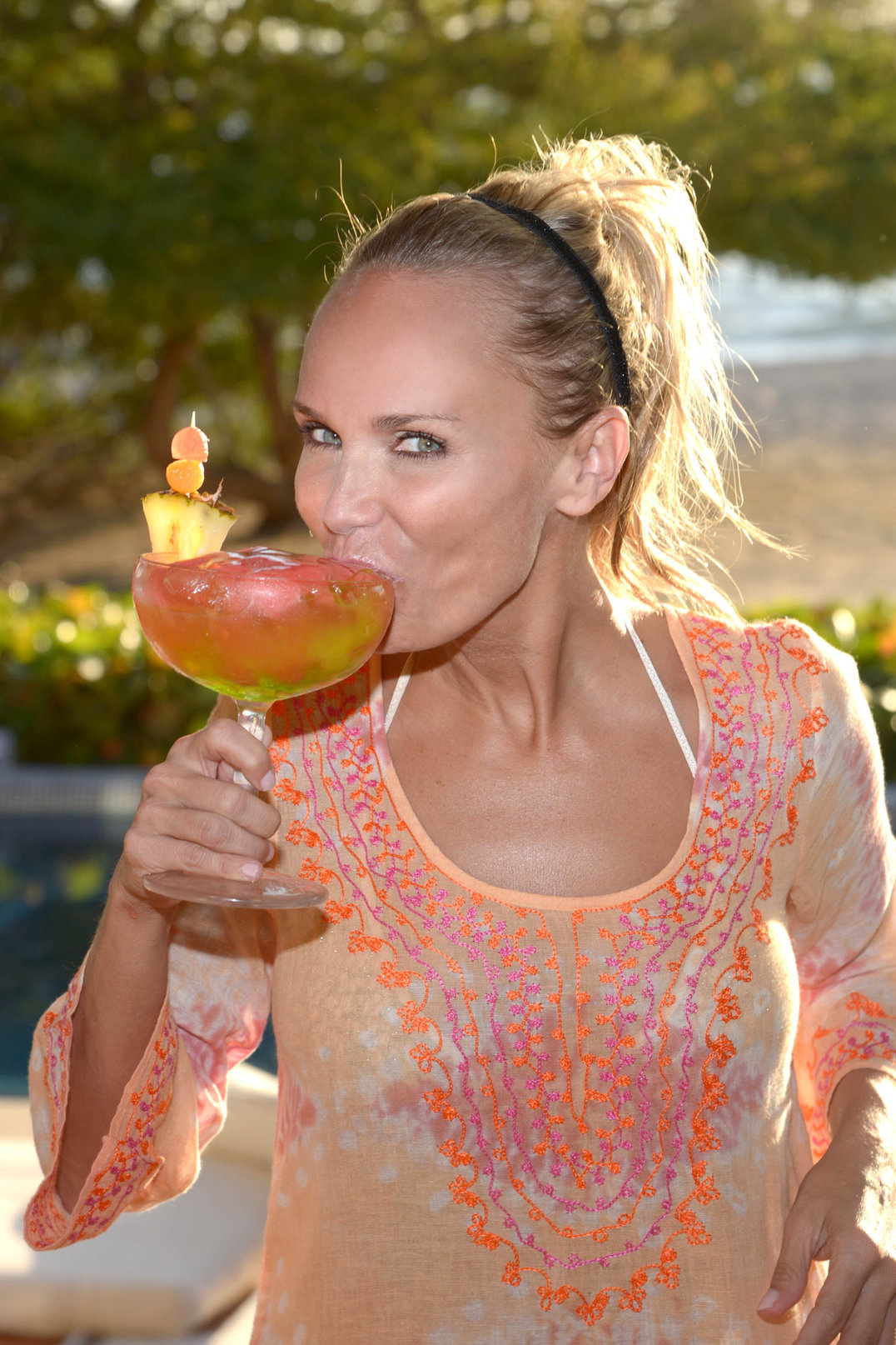 Kristin Chenoweth Pictures Kristin Chenoweth returns to her favorite vacation spot, The St. Regis Punta Mita Resort in Mexico April 13, 2013