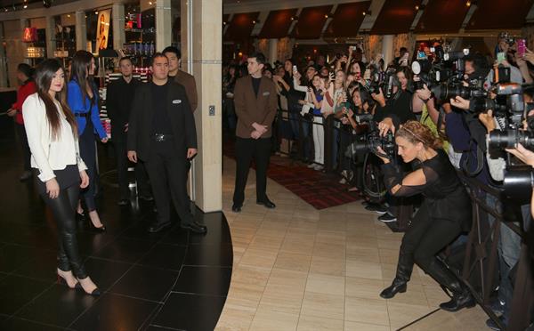 Kylie Jenner hosts 1st fan meet and greet at Kardashian Khaos in Vegas 12/15/12 